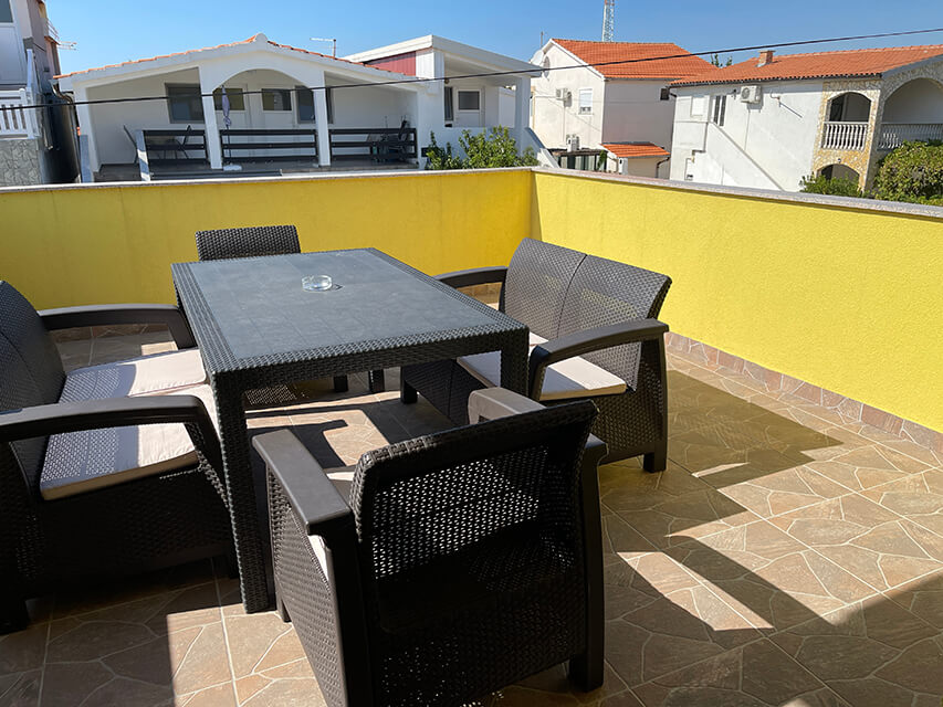 Gedeon egyes Apartmanház emeleti szálláshely Horvátország