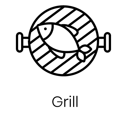 Grill a kertben.