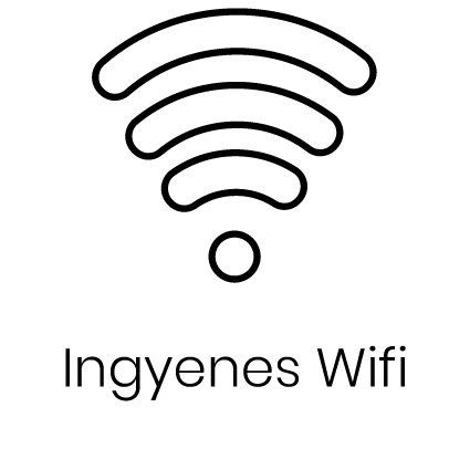 A szálláshelyen ingyenes wifi biztosítunk.