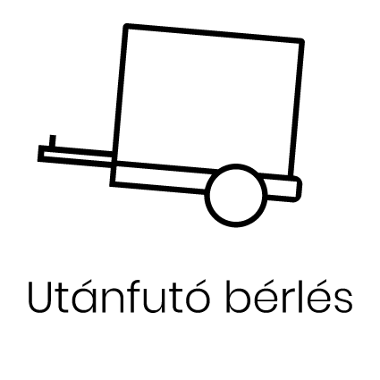 Bérelj ponyvás utánfutót az utazáshoz.